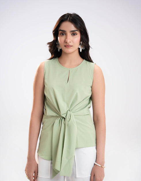 KNOTTED BLOUSE